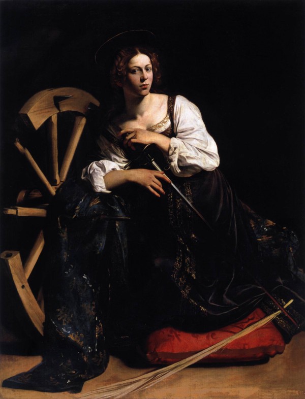 St Catherine of Alexandria by Caravaggio